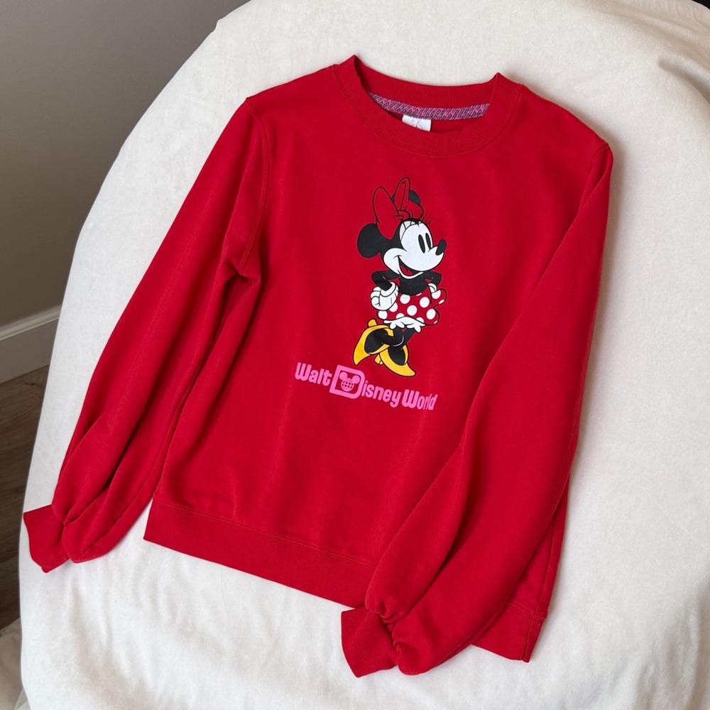 Disney Red Minnie Mouse Sweatshirt - Walt Disney World